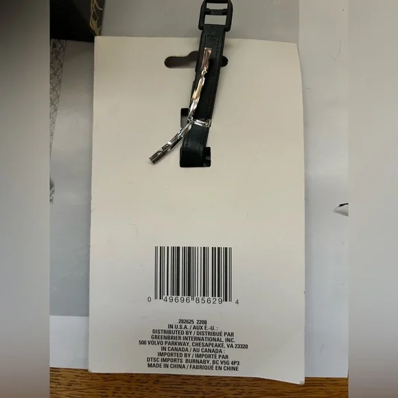 LUGGAGE TAG “BUT FIRST COFFEE” NWT NIP - Picture 3 of 3